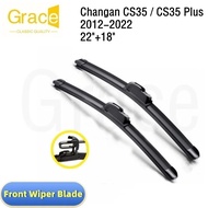 Changan CS35 / CS35 Plus Wiper Blade 22"+18“ Car Windshield Windscreen Rubber 2012- 2021