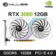 การ์ดจอ3060 mllse RTX 12GB 192Bit PCI Express 4.0 × 16 8Pin NVIDIA GPU RTX 3060การ์ดแสดงผลสำหรับเล่นเกม