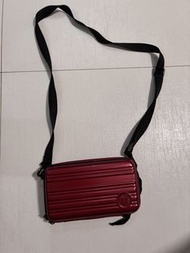 Starbucks Red Hard Shell Mini Suitcase Crossbody Bag 星巴克酒紅色硬殼小行李箱斜揹袋