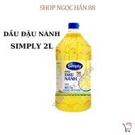 (CHĨNH HÃNG) Dầu ăn đậu nành Simply 2L