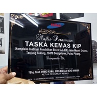 PAPAN TANDA signage PERASMIAN 😊 Huruf Tanam Dalam