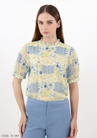 VERONIQA Blouse VE-B1394 ชีฟอง อังโกร่า แขนสั้น IGPU25-8