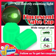 Universal Fluorescent Valve Cap Luminous ABS tires Air Cap Stem Valve Applicable Car Motorcycle Bike