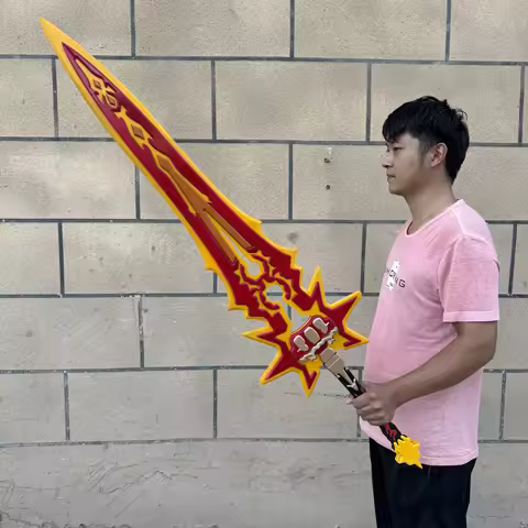 Mavuika Sword Game Genshin Impact Cosplay Props Halloween Christmas Fancy Party Costumes Accessories