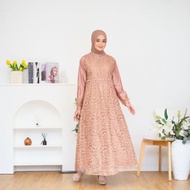 NEW SALWA NADINE DRESS EXCLUSIVE TERBARU GAMIS BRUKAT MAXI PESTA KONDANGAN LAMARAN TUNANGAN KEKINIAN