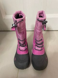 「正版」100%new全新原裝正版The North Face Kids Pink Alpenglow Snow  Boots兒童男女童裝粉紅色保暖雪靴