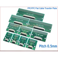 HIJAU FPC FFC Flexible Cable Board Connector Connector Converter 0.5mm Transfer Plate Green