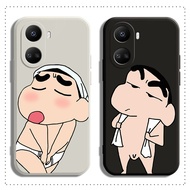 casing for Huawei Y9 Y9S Y7A Y7 Y6 Y6S Y6P PRO Prime 2018 2019 Crayon Shin-chan Matte Case Soft Cover