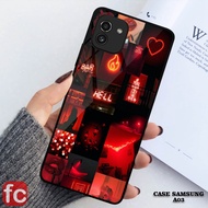 HP Glossy Case Samsung A03 [FR50] Aesthetic Aesthetic Graffiti Cool Shiny Phone Case A03 Silicone Ph