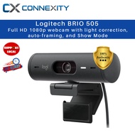 Logitech BRIO 505 Graphite Business Webcam Logitech Webcam with Microphone 960-001461 Webcam 1080p W