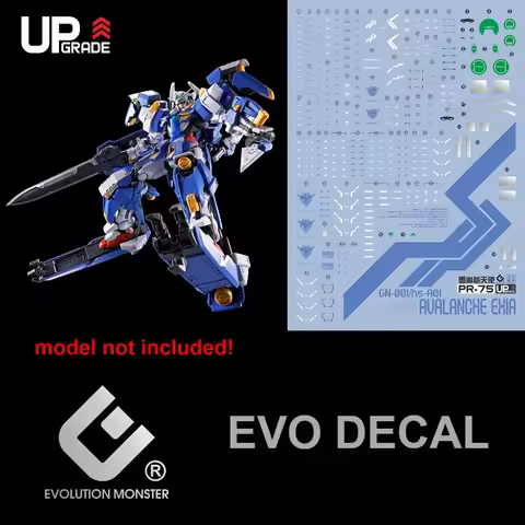 EVO Decal PR-75 for RG GN-001/hs-A01 Avalanche Exia High Precision Model Accessories Fluorescent Wat