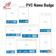 PVC NAME TAG / NAME BADGE / ID TAG / TRANSPARENT ID NAME TAG (100 PCS/PKT)