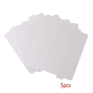 5Pcs Mica Plates Sheets Microwave Oven Repairing Part 108x99mm Kitchen For Midea