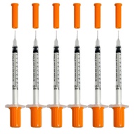 1ml/0.5ml Disposable Syringe Hand Push Type Syringe Feeder Screw with Scale Fixed Type Syringe