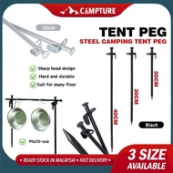 20/30/40cm Peg Stake Camping Peg Tent Peg Tarp Flysheet Sand Peg Stake Nail Pancang Khemah Besi