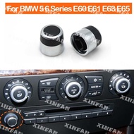 Car Radio CD Player Volume Rotary Switch Button Knob For BMW 5 6 Series E60 E61 E63 E65 2003-2008