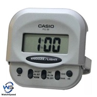 Casio PQ-30-8D White Tone Digital Table Clock