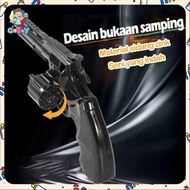 NeW Pistol Mainan Jadul Dompis Doblis Peluru Petasan Bahan Full Metal Toy Gun - Hitam