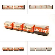 《鐵支路迴力小列車》QV007T1  台鐵R100(橘)莒光號小列車
