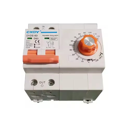 2P breaker timer switch with 2P circuit breaker time set range 1min-2H 63A 220V 240V 50Hz for Large 