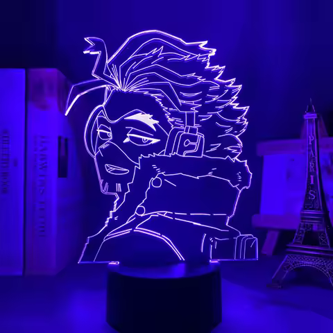 Anime 3d Lamp Hawks My Hero Academia for Bedroom Decor Birthday Gift Manga Gadget My Hero Academia K