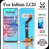 For Infinix Smart 5 X657 Itel P36 P36 Pro P37 Hot 10 Lite Vison 1 Pro Vision 2S S16 LCD Digital Touc