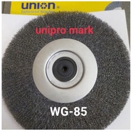 /WHEEL BRUSH WG-85 STEEL WIRE 200MM-8 IN UNION