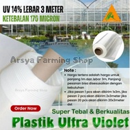 ✔ Plastik UV Untuk Atap Green House Lebar 3 Meter Harga Per Meter