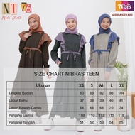 [ Ready Stock] Gamis Nibras Anak Terbaru / Gamis Remaja Nibras Teen Nt