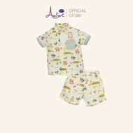 AMUSANT BY ENFANTชุดเด็กผู้ชายแขนสั้น ลาย CAMP AMUSANT ลายน้องจิ้งจอก EH1N71