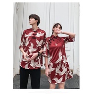 [Ready stock] Maroon Couple Cheong Sam Dress/ Traditional Qipao [CS941]