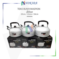 Nokida Maspion Silano Sound Kettle [20 Cm/ 22 Cm/ 24 Cm] Whistling Kettle 3.5L 4.5L 5.5L Stainless S