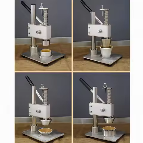 Tartlet Molding Making Machine Egg Tart Shell Press Machine Manual Egg Tart Crust Presser Machine Ta