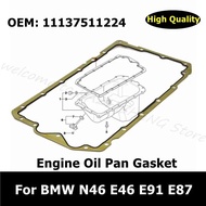 11137511224 Car Accessories Engine Oil Pan Gasket For BMW N46 E46 E91 E87 Automatic Trans Oil Pan Ga
