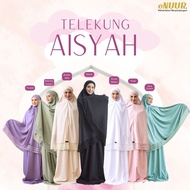 Telekung Aisyah with Premium Satin Silk (enuur/Telekung Solat/Prayer Wear/Telekung Solat untuk Wanit