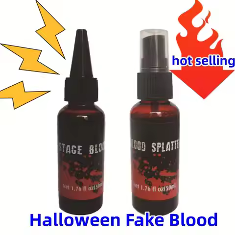 Halloween Fake Blood Halloween Liquid Blood Eye Blood Drops Halloween Simulation Vampire Fake Blood 
