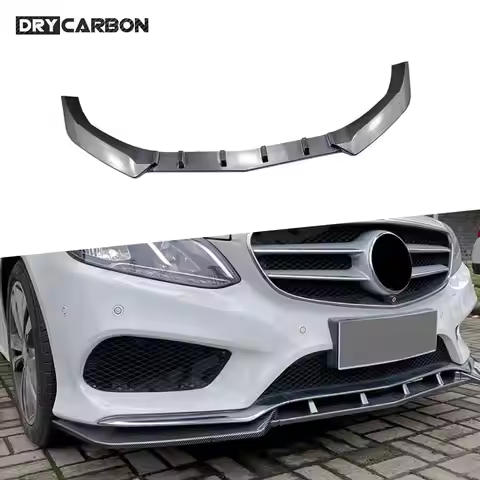 Car Front Bumper Spoiler Lip Lower Body Kit Splitter Accessories for Mercedes Benz W212 E250 E350 E4