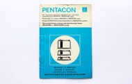 Pentacon 中間宏環說明手冊所有者手冊，適用於 Praktica