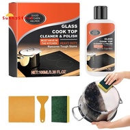 Kitchen Stove Cleaner Non-Scratch Cleaning Kit Glass Cooktop Cleaner  Non-Abrasive Powerful Kitchen 