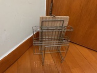 全新不鏽鋼砧板收納架