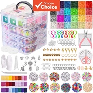 Creative Jewelry and Bracelet Making Complete Stringing Tool Set - With 4655 Pieces and 12,000 Piece