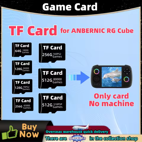 Game Card For Anbernic RG CUBE TF Card Memory Card Retro Games PS2 PSP PS1 3DS Android Handheld Gami