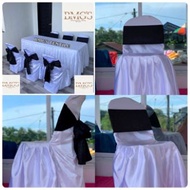 Chair cover for monoblock Satin Silk Satin Chair Cover
