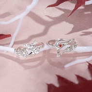 Anime Heaven Official Blessing Couple Ring Style Simple Niche Ring 7.17al.ban
