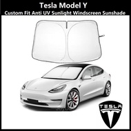 Tesla Model Y Custom Fit Windscreen Sunshade Cover Tesla Model Y Accessories