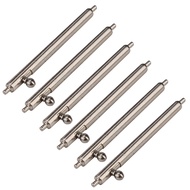 6pcs 1.5mm Diameter Watch Pin Tools Quick Release Watch Strap Spring Bars Pins 20mm 22mm