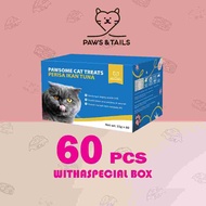 【Ready Stock】1box-60pcs Cat stick snack Tuna flavor