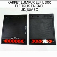 Mud carpet elf l 300 elf single axle truck jumbo size