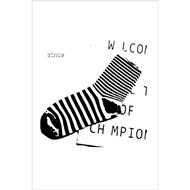 Customised Sticker Image Printing Service Personalised Black &amp; White Thermal Rectangular Sticker