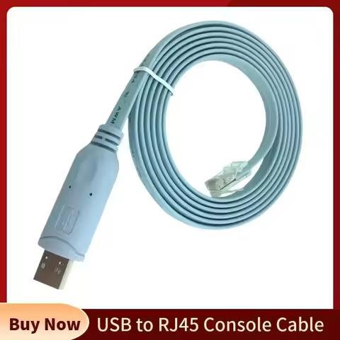 USB to RJ45 Console Cable RS232 Serial Adapter for Cisco H3C HP Arba 9306 Huawei Router Rollover Con